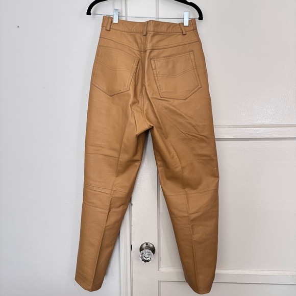 Vintage Leather Pants Straight Leg - Picture 2 of 8